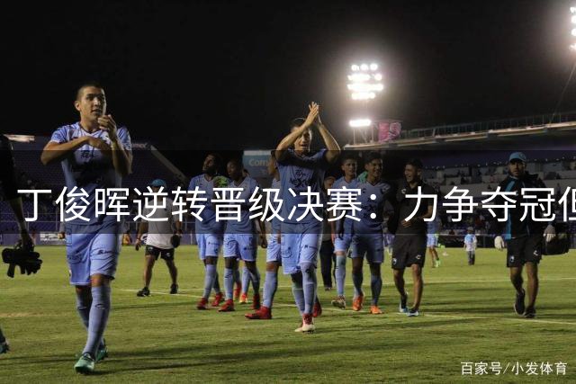 丁俊晖逆转晋级决赛：力争夺冠但不被压力束缚